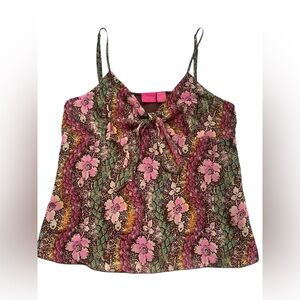 Thalia Sodi Multi-coloured floral cami top with adjustable straps L
